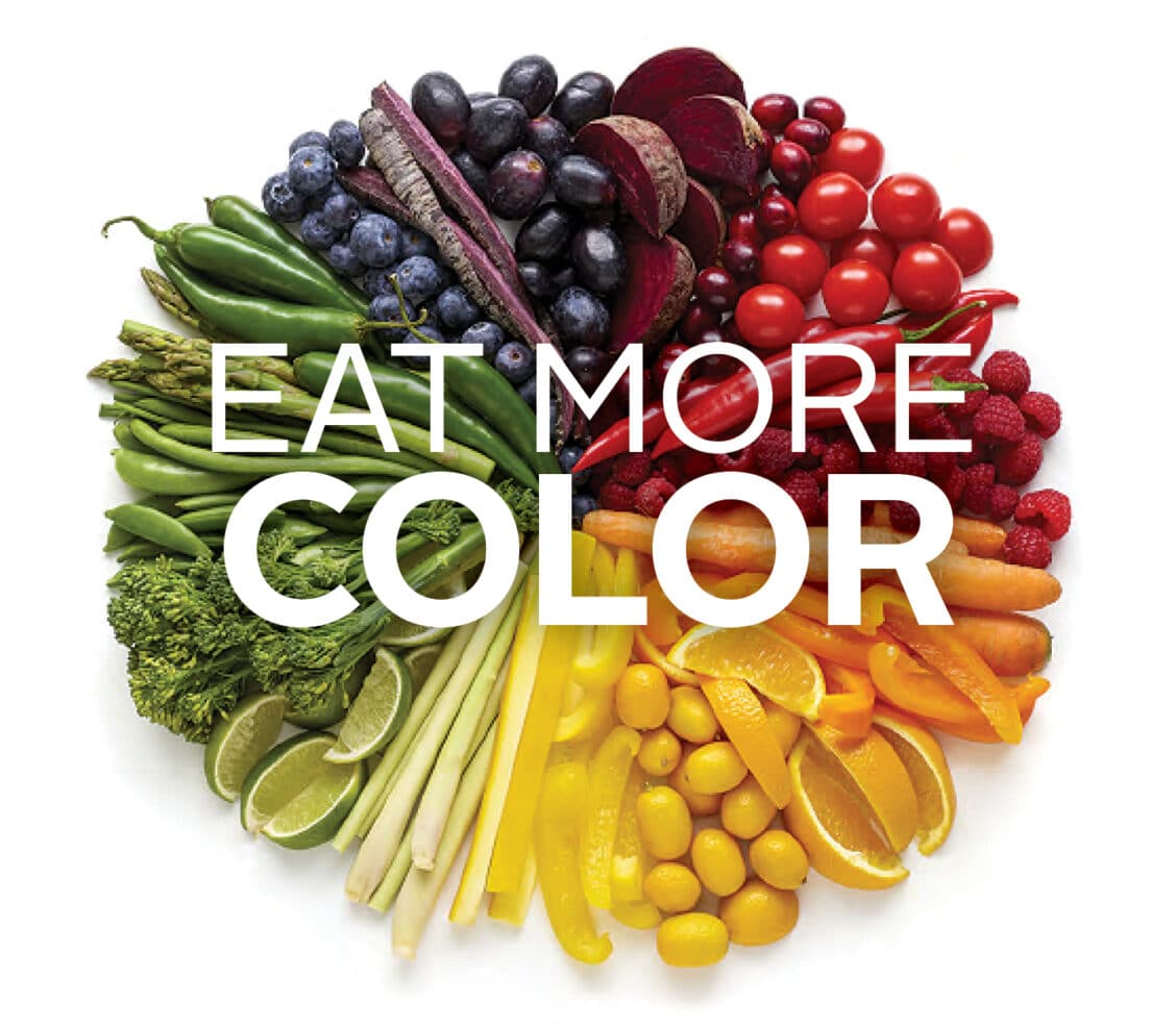 eat more color 1128x987 - Color Your World with Every Hue of Fruit and Vegetable